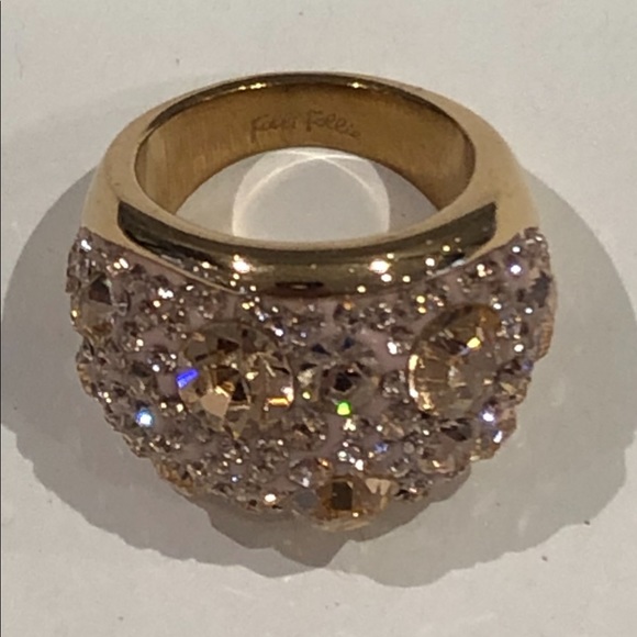 Large Multi-Crystal Ring - Picture 9 of 10